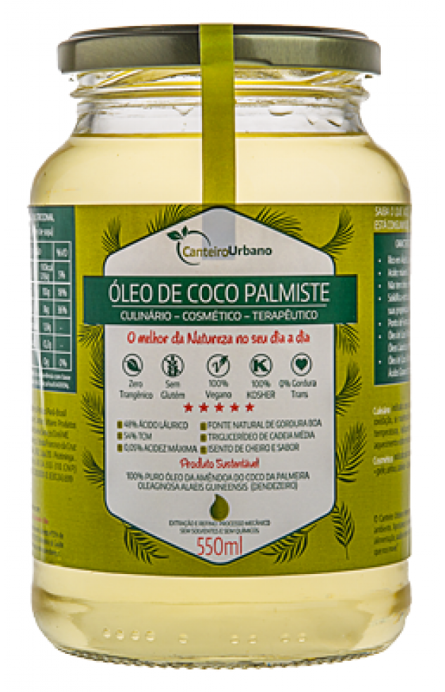 Óleo Coco Palmiste Canteiro Urbano - 800 ml