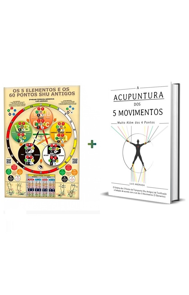 *PROMOÇÃO* Compre A Acupuntura dos 5 Movimentos e Ganhe o Mapa Os 5 Elementos A4