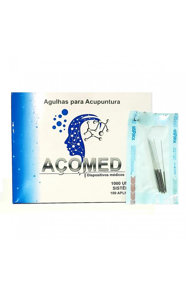 Agulha Açomed 0,25x30mm com 1000 unid