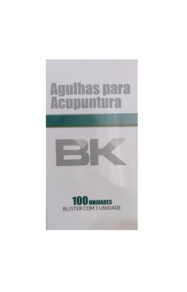 Agulha BK Individual 0,30x75mm com 100 unid