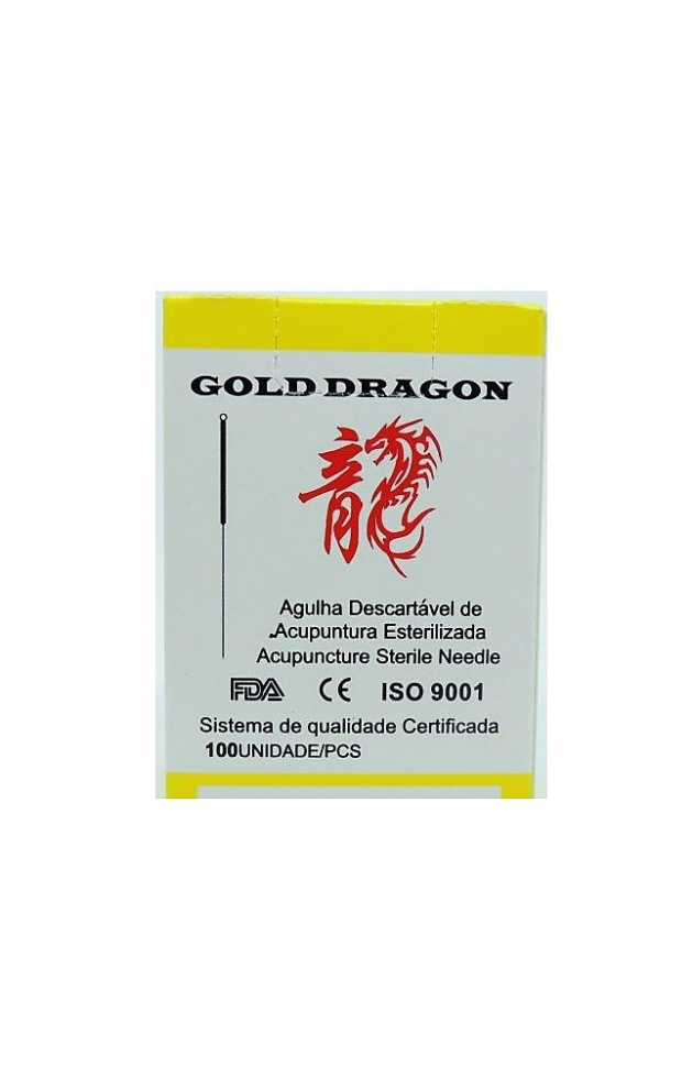 Agulha Gold Dragon Individual 0,30x75mm com 100 unid - 1