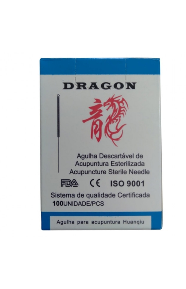 Agulha Gold Dragon Individual 0,25x25mm com 100 unid