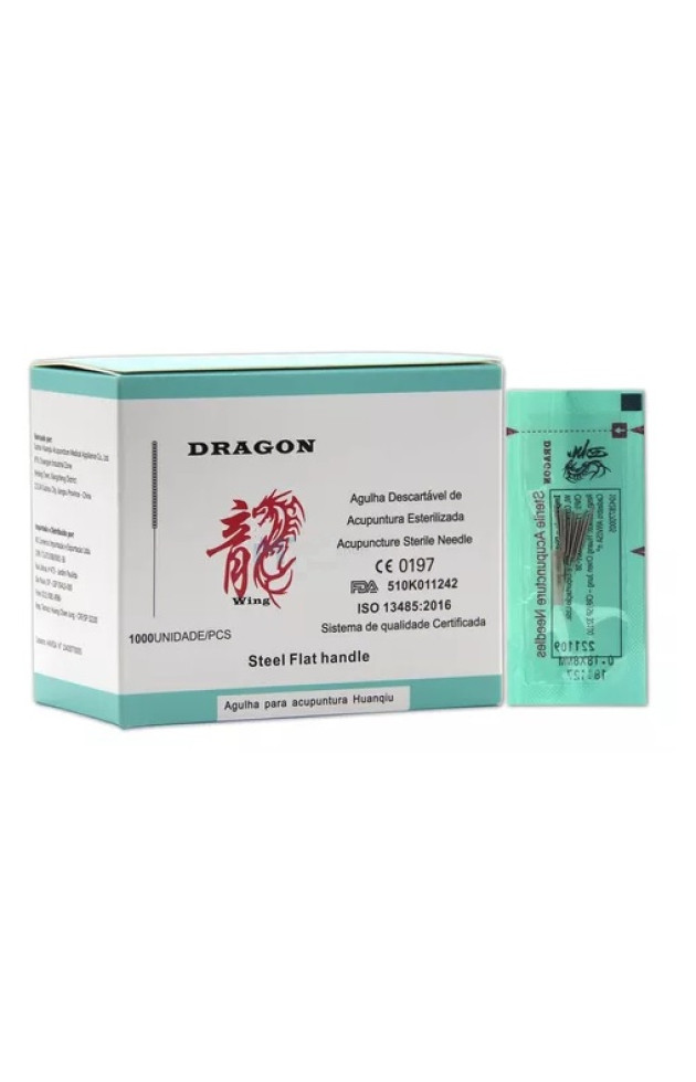 Agulha Gold Dragon 0,20x30 com 1000 unid WING
