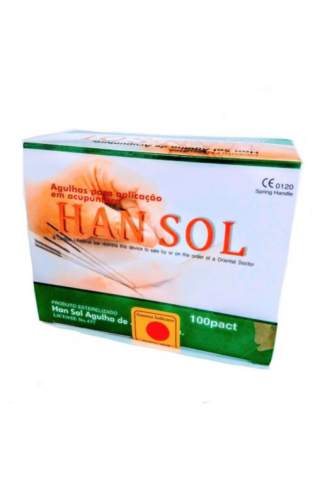 Agulha Han Sol 0,25x40mm com 1000 unid