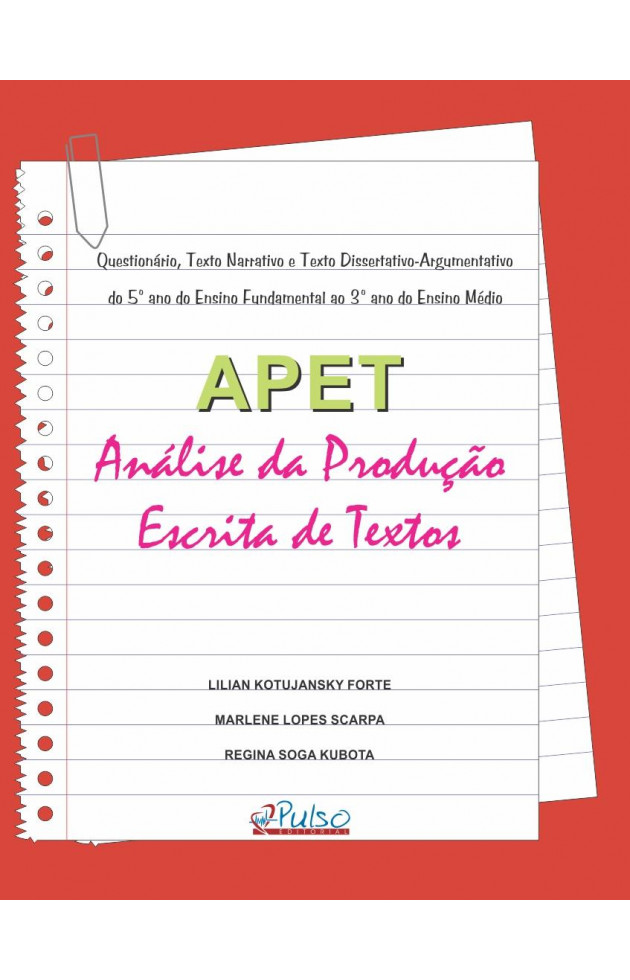 APET - Análise da Produção Escrita de Textos