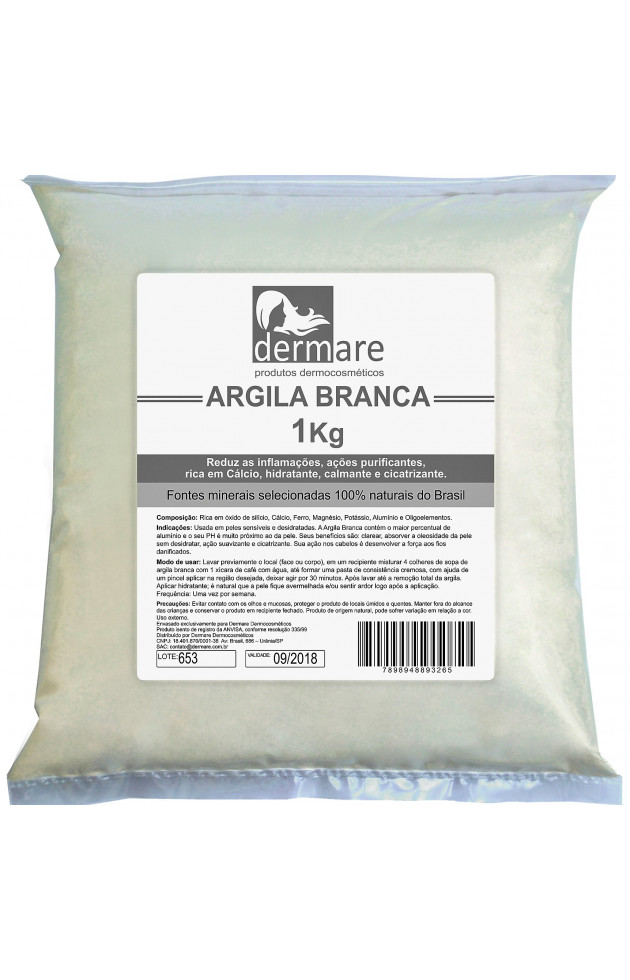 Argila Branca 1Kg