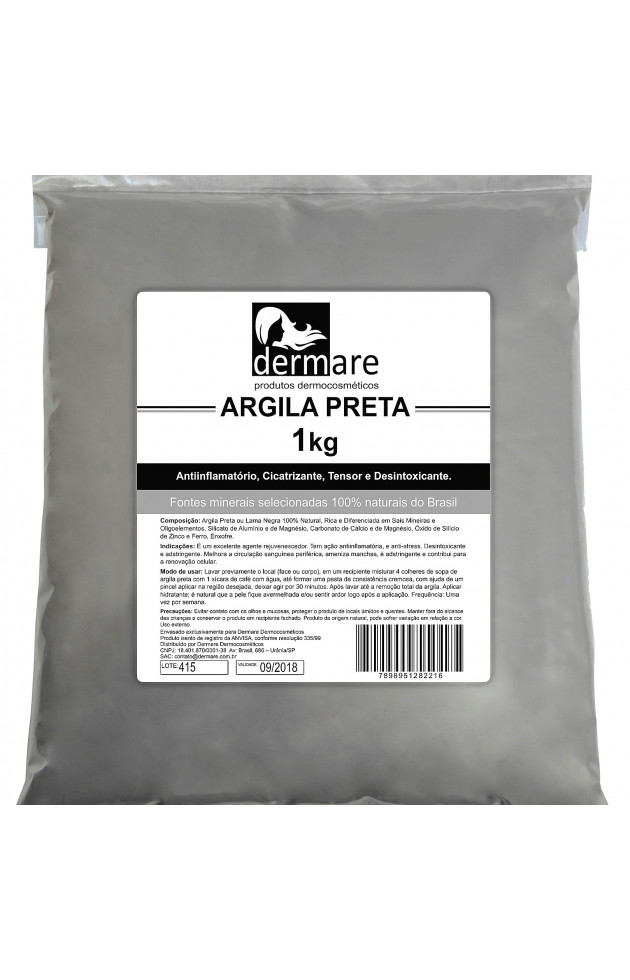 Argila Preta 1Kg