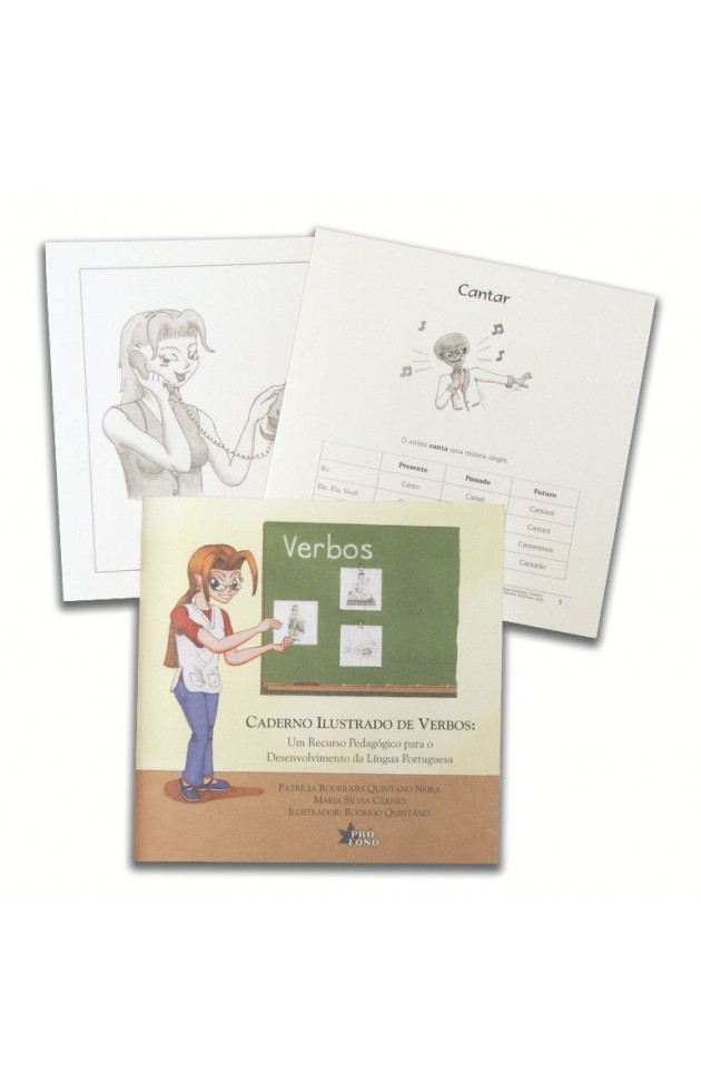 Caderno Ilustrado de Verbos 