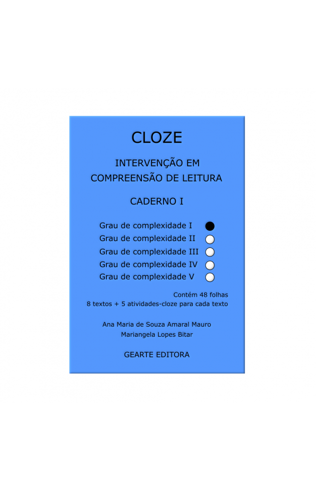 Cloze I -  Intervenção em Compreensão de Leitura