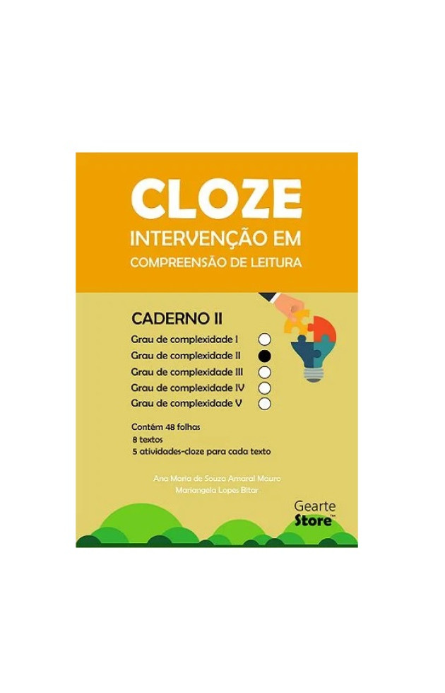 Cloze II-  Intervenção em Compreensão de Leitura