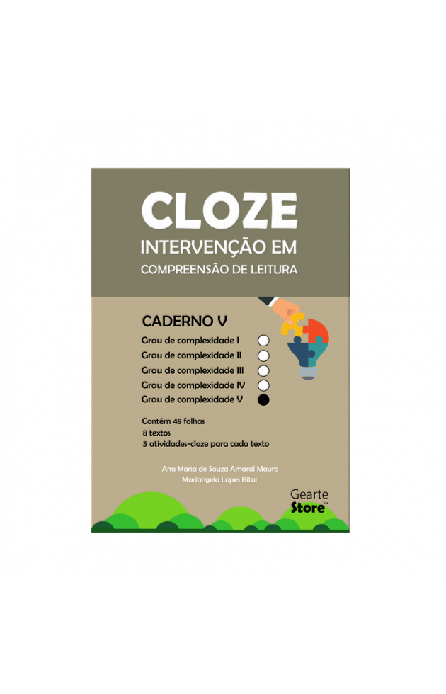 Cloze V -  Intervenção em Compreensão de Leitura