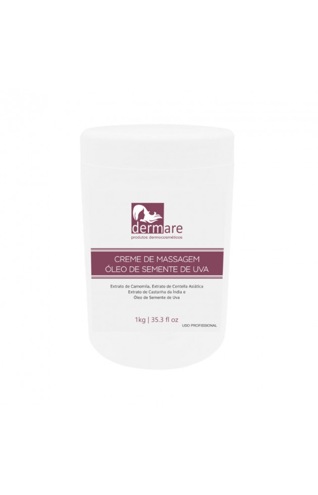 Creme de Massagem com Óleo de Semente de Uva 1 Kg