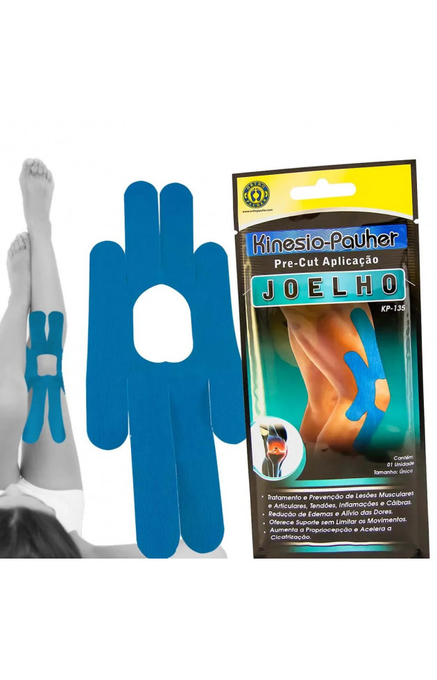 Fita Elastica Kinesio Pauher Joelho