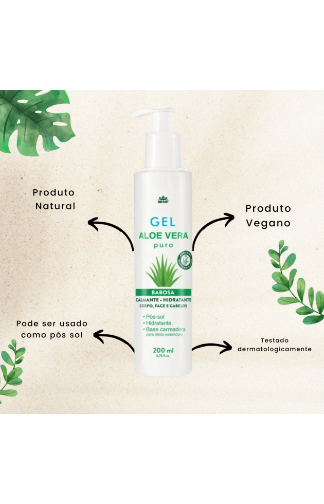 Gel de Aloe Vera WNF 200ml  - 2