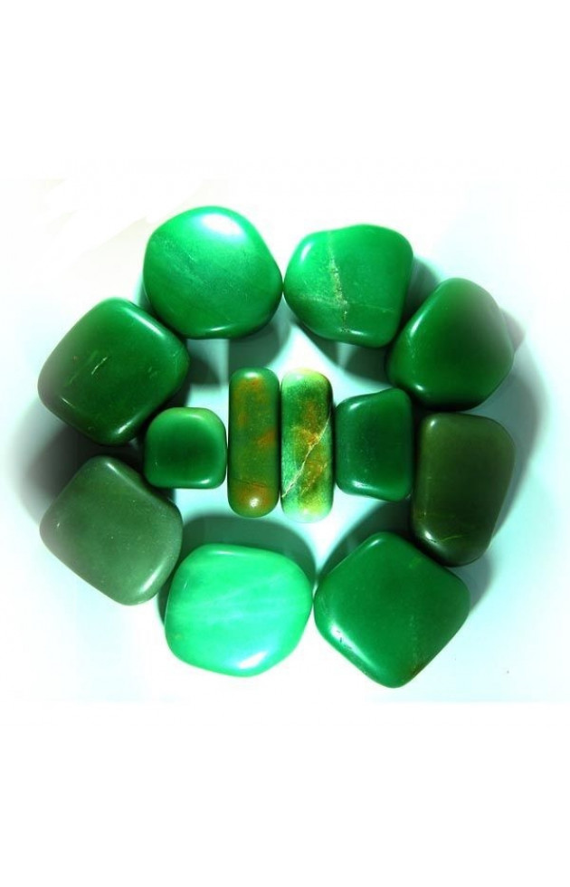 Kit Pedras Quartzo Verde
