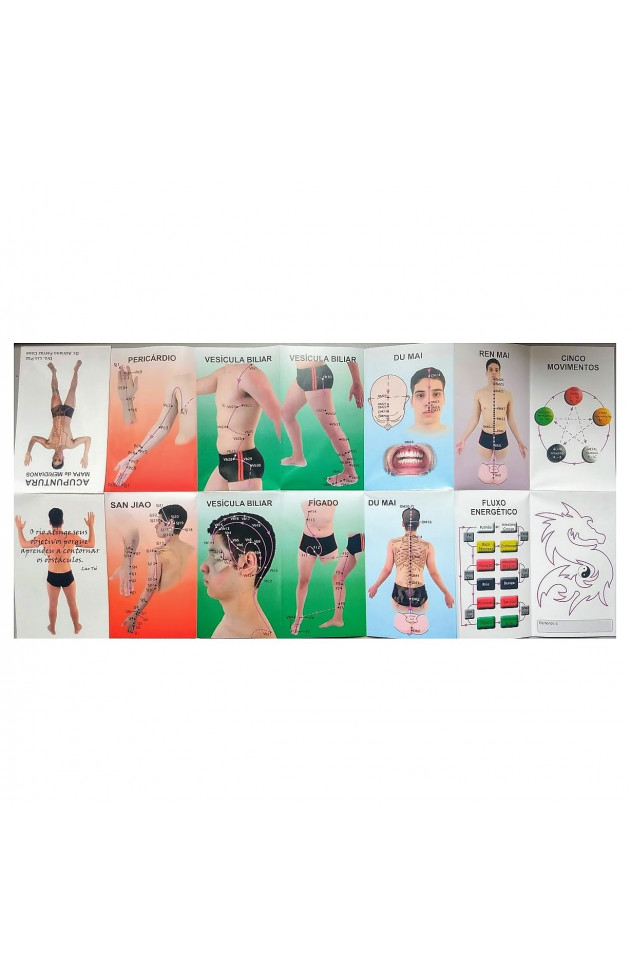 Acupuntura Mapa de Meridianos - 2