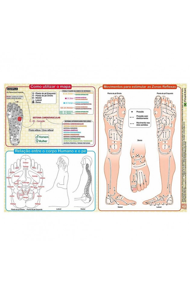Mapa Terapia Podal Japonesa P - 2