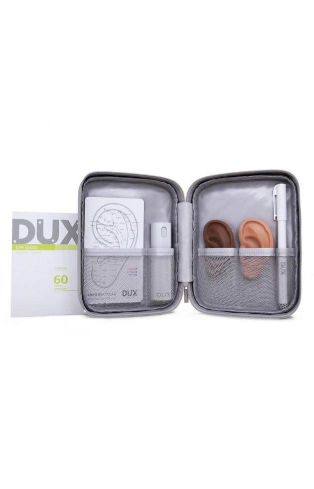 Orelha de Silicone Dux com acessórios 7cm - Cinza