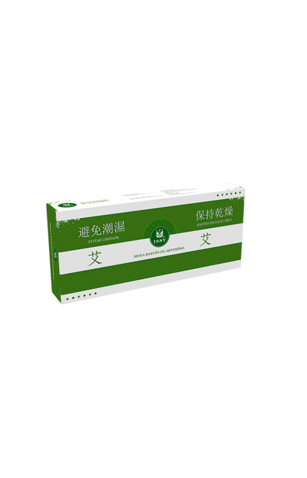 Moxa Bastão Verde Tony caixa com 10 unid