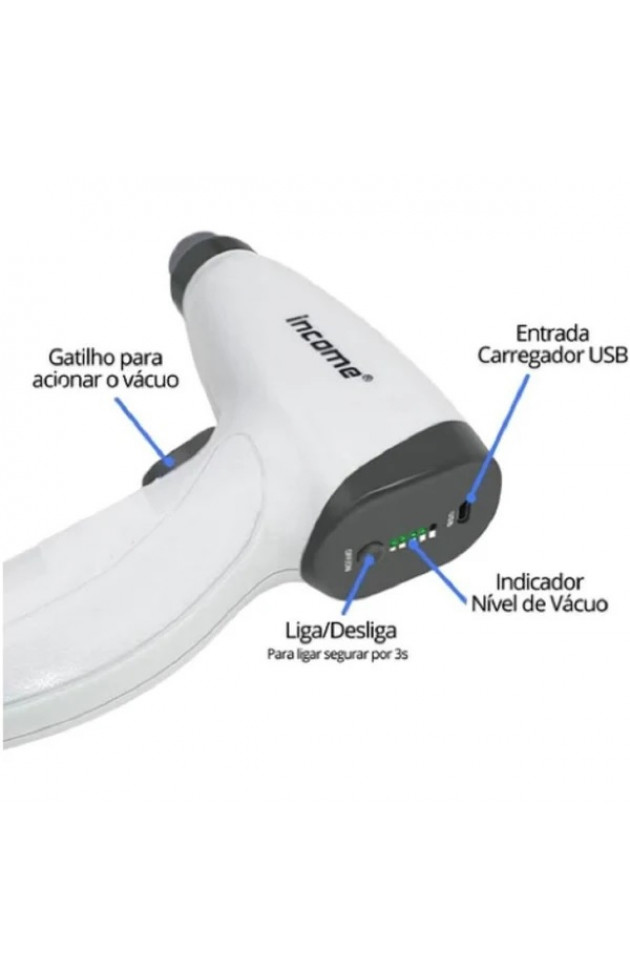 Ventosa 12 copos com Pistola Elétrica BK - 1