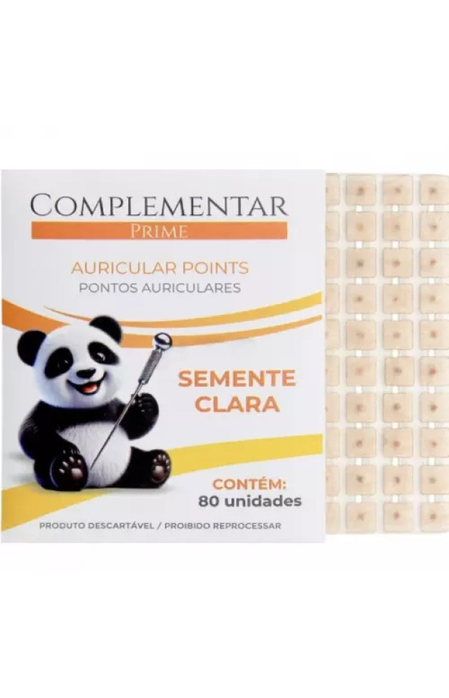 Ponto Semente Mostarda Clara Complementar com 80 unid-Micropore