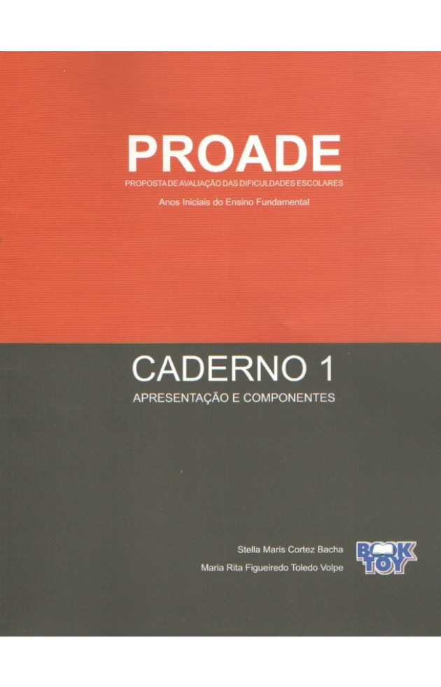 PROADE - Proposta de Avaliação das Dificuldades Escolares Anos Iniciais do Ensino Fundamental