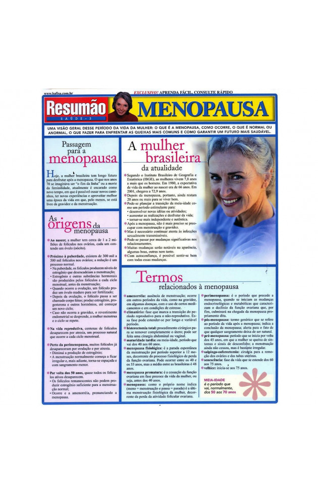 Resumão Menopausa