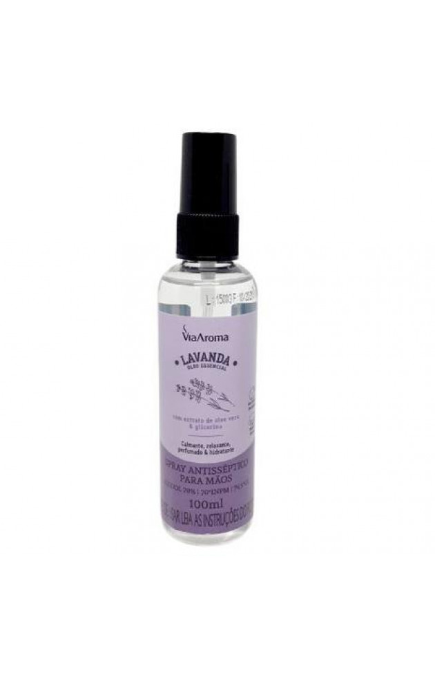 Spray Antisséptico Para Mãos Lavanda 100ml