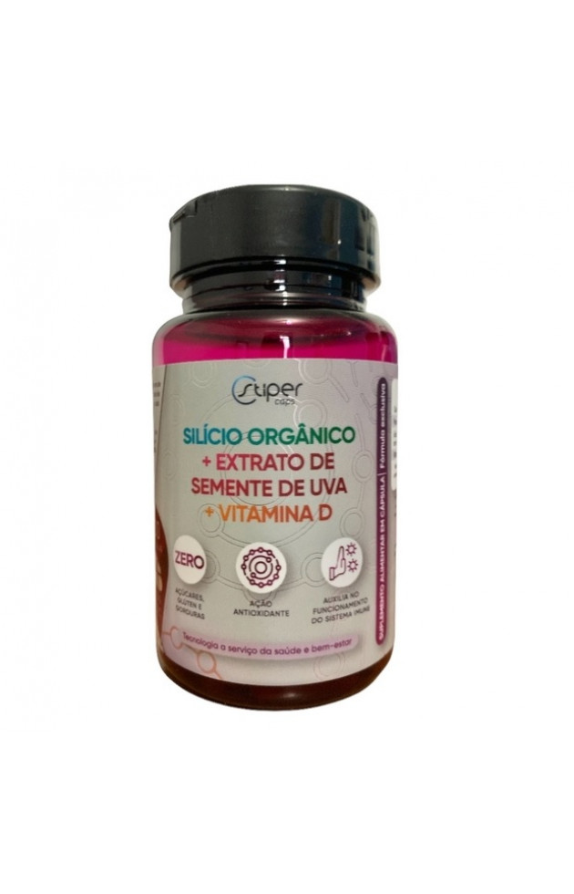 Stiper Caps + Semente de Uva + Vitamina D