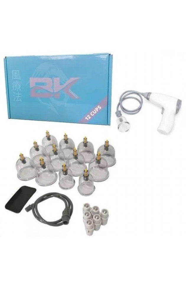 Ventosa 12 copos com Pistola Elétrica BK