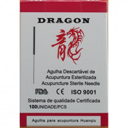 Agulha Gold Dragon Individual 0,20x15mm com 100 unid
