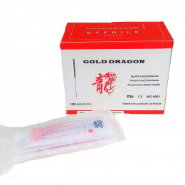 Agulha Gold Dragon 0,25x40mm com 1000 unid