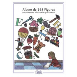 Álbum de 168 Figuras auto-adesivas e selecionadas por fonemas
