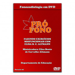 DVD Fazendo Exercícios Miofuncionais