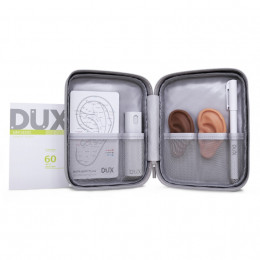 Orelha de Silicone Dux com acessórios 7cm - Cinza