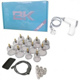 Ventosa 12 copos com Pistola Elétrica BK